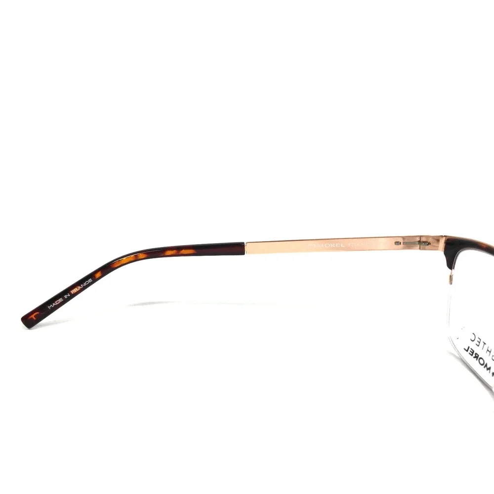 Lightec by Morel Eyeglasses Frames 30031L RD03 Red Rose Gold Cat Eye 49-18-135